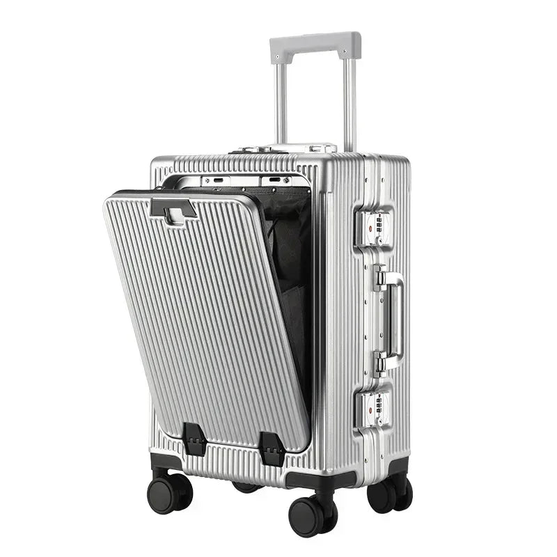 Valise Cabine Rigide Cadre Aluminium & Port USB
